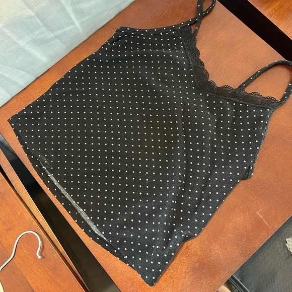 Target Colsie Lace Trim Polka Dot Pajama Set - Picture 3 of 7